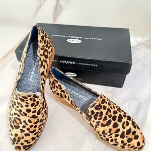 Dr. Scholl's Brown and Black Leopard Print Flats